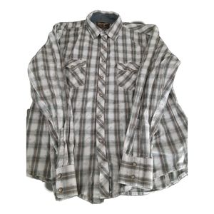 Wrangler western button down t-shirt